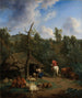La cabane - Adriaen van de Velde — vista dell’opera