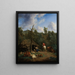 La cabane - Adriaen van de Velde — quadro incorniciato alla parete