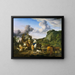 La Migrazione di Giacobbe - Adriaen van de Velde — quadro incorniciato alla parete