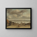 Vista delle dune sul mare - Adriaen van de Velde — quadro incorniciato alla parete