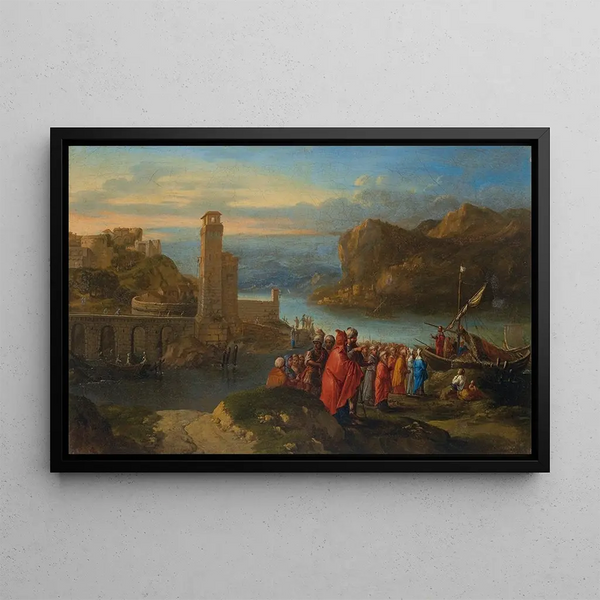 Adriaen van der Cabel - Christ Preaching at the Sea of Galilee.webp