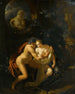 Una coppia che fa l'amore in un parco spiato da bambini - Adriaen van der Werff — vista dell’opera