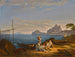 La baie de Naples, Capri au-delà - Adrian Ludwig Richter — vista dell’opera