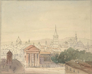 Adrian Ludwig Richter - View of Milan.webp