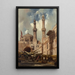 Un bazar al Cairo - Adrien Dauzats — quadro incorniciato alla parete