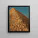 La Grande Pyramide de Gizeh - Adrien Dauzats — quadro incorniciato alla parete