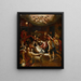 Adorazione dei pastori - Aegidius Sadeler II — quadro incorniciato alla parete