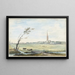 Il villaggio di 's-Gravezande - Aert Schouman — quadro incorniciato alla parete