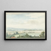 Paesaggio vicino a Windsor - Aert Schouman — quadro incorniciato alla parete