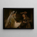 Ahimélec che dà l'epée di Golia a Davide - Aert de Gelder — quadro incorniciato alla parete