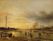 Una scena di pattinaggio - Aert van der Neer — vista dell’opera