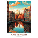 Poster Amsterdam autunno