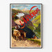 Poster Auvergne Vintage