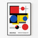 Poster Bauhaus - Forme Geometriche Colorate
