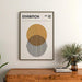 Poster Bauhaus - Intersezione Dorata