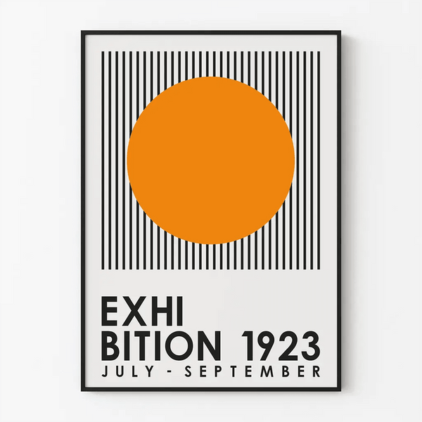 Affiche Bauhaus - Soleil Graphique