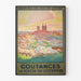 Poster Coutances vintage – La Tolède del Cotentin in fiore