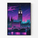 Poster Cyberpunk di Londra — presentazione a parete dell’opera