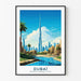 Poster Dubaï Vintage