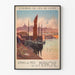 Poster vintage di Granville – Bagni di mare della Manica
