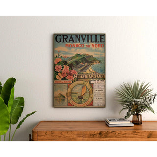 Affiche Granville vintage – La Monaco du Nord et les îles Chausey