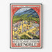 Poster Grenoble Vintage — quadro incorniciato alla parete