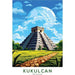 Poster Kukulcan Messico Vintage