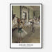 Poster La classe di danza - Edgar Degas