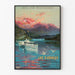 Poster Il Lago di Annecy, Paris-Lione-Mediterraneo di Frédéric Hugo d'Alési Vintage — presentazione a parete dell’opera