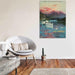 Poster Il Lago di Annecy, Paris-Lione-Mediterraneo di Frédéric Hugo d'Alési Vintage — ambientato in un interno