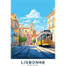 Poster Lisbona Vintage
