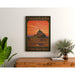 Poster Mont-Saint-Michel vintage – Tramonto e traversata in carrozza