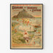 Poster Mont-Saint-Michel vintage – Escursioni in Normandia e Bretagna
