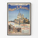 Poster Mont-Saint-Michel vintage – Vue panoramique et visite guidée