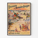 Poster Normandia Bretagna vintage – Escursioni in treno (circa 1900)