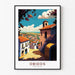 Poster Obidos Portugal Vintage