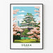 Poster Osaka Giappone Vintage