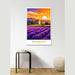 Poster Provenza Vintage al tramonto