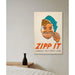 Poster Seconde Guerre Mondiale - Zipp it. Careless talk costs lives par Leonard Raven-Hill