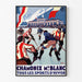 Poster Sport invernali a Chamonix Vintage