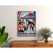 Poster Sport invernali a Chamonix Vintage