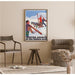 Poster Sport invernali nelle Alpi Vintage — vista dell’opera