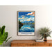 Poster Vancouver Vintage con le sue montagne