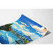 Poster Vancouver Vintage con le sue montagne