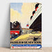 Poster Vintage Parigi Le Havre New York