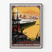 Poster di Marseille Vintage — quadro incorniciato alla parete