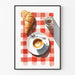 Poster decorazione cucina - Café Croissant