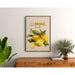 Poster decorazione cucina - Limone Amalfi