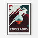 Poster vintage NASA - Enceladus 2017