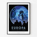 Poster vintage NASA - Europa 2017